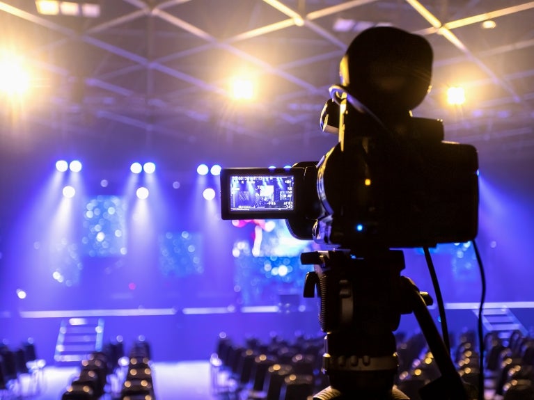 video at a concert