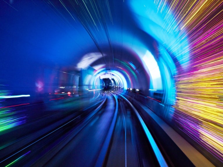 Colorful tunnel