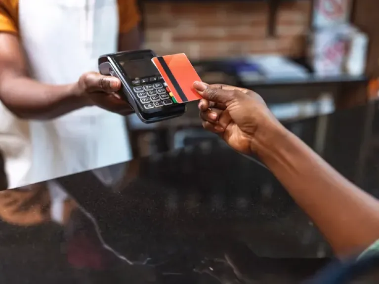 shopping with credit card