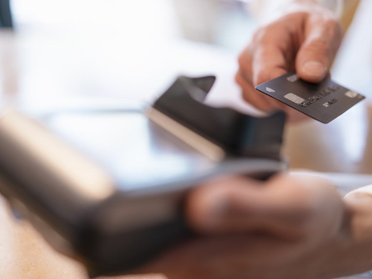 Paying with card