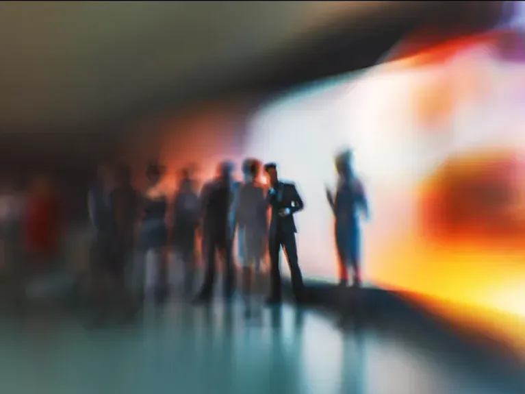 Employees Talking