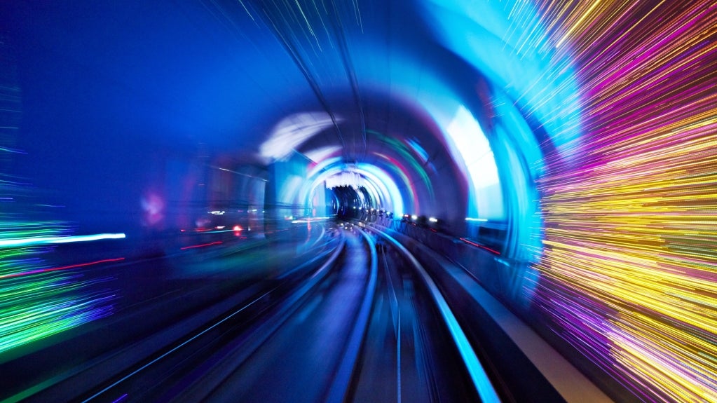 Colorful tunnel